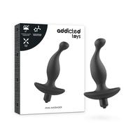 Plug anal vibrant masseur noir addicted toys