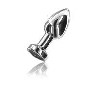 Plug anal vibrant rechargeable en métal The Glider taille M - TOYJOY