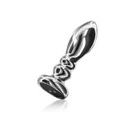 Plug anal vibrant rechargeable en métal The Slider taille L - TOYJOY