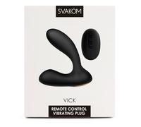 Plug Anal Vicky Noir Double Moteur