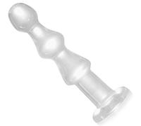 Plug Anal XXL Gode avec 3 Perles Anale,Plugs Anals Géant Gode avec Ventouse Puissante Anal Beads Masturbation analdldo Dilatateur Butt Plug Sex Toy pour Homme Femme (L)
