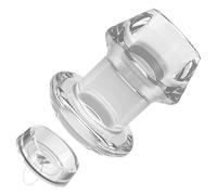 Plug anale,Extenseur anal creux avec bouchon, spéculum d'expansion Tunnel anal transparent,Butt Plug dilatateur de vagin massage sex toys pour femmes hommes couples jeux de lavement