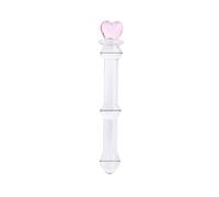 Plug Anale Femme Homme Gay Les Massager Érotisme Vibrant SM Verre Anal Plug Amour (M)