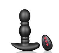 Plug Anale Télécommande Gonflable Plug Anal Vibrateur Prostate Masseur Vibrant Butt Plug Anal Adult Sex Toys (A No Box)