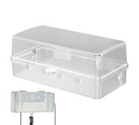 Plug-antiproof Box-Outlet électrique résistant aux météorologues, étui de stockage de câbles sécurisé | Étui pour organisateur de bande de puissance externe, jonction utilitaire étanche à la pluie,