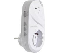 Plug²Bell 100m Light Carillon Sans Fil - 36 Mélodies - LED - Prise Intégrée | SCS Sentinel Carillon Sans Fil Enfichable 36 Mélodies, Signal Sonore LED, Prise Électrique Intégrée, Bouton Lumineux