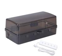 Plug Box Étanche | Stockage À Bandes De Puissance Extérieure | Organisateur De Socket Résistant Aux Intempéries Verrouillable - Boîtier De Protection Anti-vol Pour Sortie D'extension, Sécurité Ca