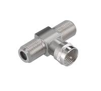 PLUG CONNECTEUR F A T 1 FICHE 2 PRISE antenne coaxiale satellite tv sat