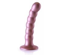 Gode vaginal point G à billes avec ventouse portable Fallo en silicone