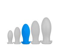 PLUG EGG Plug silicone Saurus Egg L 14 x 6.3cm Bleu EggPlay