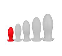 PLUG EGG Plug silicone Saurus Egg S 10 x 4.5cm Rouge EggPlay