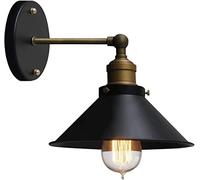 Plug-in ou application murale du hardwire, Farmhouse Antique Mur Light Retro Retro Wall Lampe, Vintage Industrial E27 Base Lightture For Corridor Kitchen Bedroom Restaurant Cafe Bathroom (ampoule non
