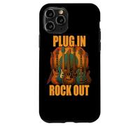 Plug in Rocks Out Stories Guitare Musique T-Shirt Coque pour iPhone 11 Pro