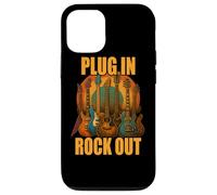 Plug in Rocks Out Stories Guitare Musique T-Shirt Coque pour iPhone 12/12 Pro