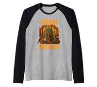 Plug in Rocks Out Stories Guitare Musique T-Shirt Manche Raglan