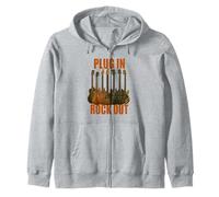 Plug in Rocks Out Stories Guitare Musique T-Shirt Sweat à Capuche