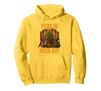 Plug in Rocks Out Stories Guitare Musique T-Shirt Sweat à Capuche