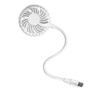 Plug In USB Fan - Bendable Personal Fan | Adjustable Angled Air Cooler | Quiet Mini Desk Device Cooler for Tent, Car, Camping, Bedroom, Beach, Dorm, Outdoor Travel or Study Use