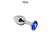 Plug Anal Bijou Mini Metal L - Couleur : Bleu