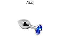 Plug Anal Bijou Mini Metal M - Couleur : Bleu