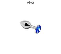 Plug Anal Bijou Mini Metal S - Couleur : Bleu