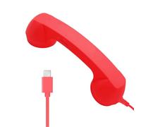 Plug Play Type C Récepteur Téléphone Style Haut-parleurs Cordon avec Réponse/Fin Dédié Portable pour Usage Domestique Cordon Téléphone Oreillette Type C