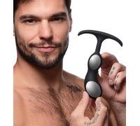 Plug Prostatique Alourdissant En Silicone Premium - Grand Noir