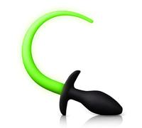 Ouch! Plug anal Queue de chien phosphorescent 8 cm