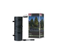 Paulmann Câble 93931 Outdoor Plug&Shine – 15 m, 1 entrée 7 sorties, IP68, 2x1,5 mm² H07RN-F – Noir