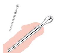 Plug urétral masculin en acier poli - Sons urétraux tête goutte. plug pour pénis & tige de masturbation. étireur urétral pour plaisir masculin (10.92 mm diamètre)