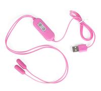 Plug Uretre Double Stimulateur avec 2 Vibrateurs,Jouet Urethral Rose pour Hommes,Massage et Plaisir Intense,Rechargeable étanche,Silicone Souple et Stimulation à Distance