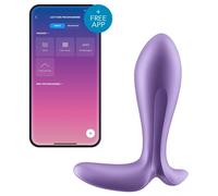 PLUG VIBRANT Plug connecté Intensity Plug Satisfyer 7 x 2.5cm Mauve Satisfyer