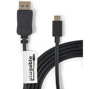Plugable Adaptateur USB-C vers DisplayPort supportant Une définition pouvant Atteindre l'Ultra HD au Format 4K à 60 Hz Câble d'ada