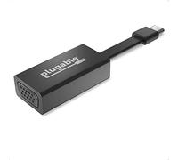 Plugable Adaptateur USB VGA - Adaptateur Thunderbolt VGA - DisplayPort VGA Compatible Macbook Pro, Windows, Chromebooks, iPad Pro 2018, Dell XPS etc (Supporte Des Résolutions Jusqu'à 1920x1200 @ 60Hz)