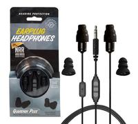 PlugFones Guardian Plus Bouchons d'oreille avec Audio, 26 DB NRR, Isolation phonique et Commandes