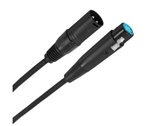 Plugger Adaptateur DMX XLR mâle 3 broches vers XLR femelle 5 broches. Longueur 30 cm. Signal symétrique + masse spécial DMX. Contrôle de l'éclairage et les effets de scène. Pupitre/console DMX Noir