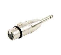 Plugger Adaptateur XLR Femelle - Jack Mâle Mono Easy Adaptateur
