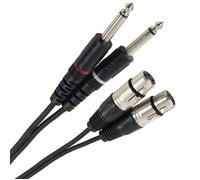 Plugger Câble Bretelle XLR Femelle 3b - Jack Mâle Mono 0.60m Easy