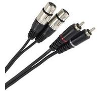 Plugger Câble Bretelle XLR Femelle 3b - RCA Mâle 0.60m Easy Câble G