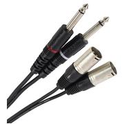 Plugger Câble Bretelle XLR Mâle 3b - Jack Mâle Mono 0.60m Easy Câble