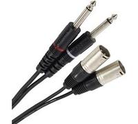 Plugger Câble Bretelle XLR Mâle 3b - Jack Mâle Mono 0.60m Easy Câble