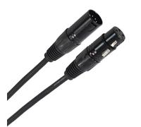 Plugger Câble DMX XLR femelle 3b/mâle 5b 0,30 m Noir