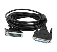 Plugger, câble ILDA pour Laser Sub-D 25 mâle vers Sub-D 25 femelle à vis de serrage. Longueur 1m. Spectacle Laser, projecteur Laser. Câbles adoptés par les professionnels de l'audio.