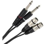 Câble Bretelle XLR Femelle 3b - Jack Mâle Mono 0.60m Easy