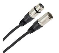 Plugger, câble microphone XLR femelle / XLR mâle. Connecteurs 3 broches. Enceinte, microphone, carte son, contrôleur DJ, table de mixage et autres. Longueur 60 cm. Qualité Professionnelle.