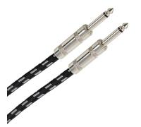 Plugger Câble Tweed Jack mâle/mâle mono 3 m Noir