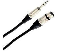 Plugger Câble XLR Femelle 3b - Jack Mâle Stéréo 3m Elite Câble Micro