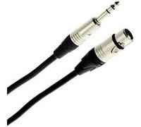 Plugger Câble XLR Femelle 3b - Jack Mâle Stéréo 6m Elite Câble Micro