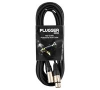 Plugger Câble XLR femelle 3b/mâle 3b 6 m Noir