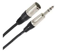 Plugger Câble XLR Mâle 3b - Jack Mâle Stéréo 3m Easy Câble Micro